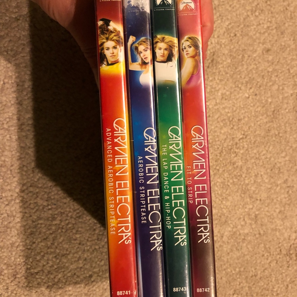 Carmen Electra 4 pack Workout DVDs